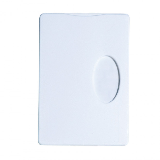 ETUI-CARTE RIGIDE PUBLICITAIRE 'LINZ' - blanc