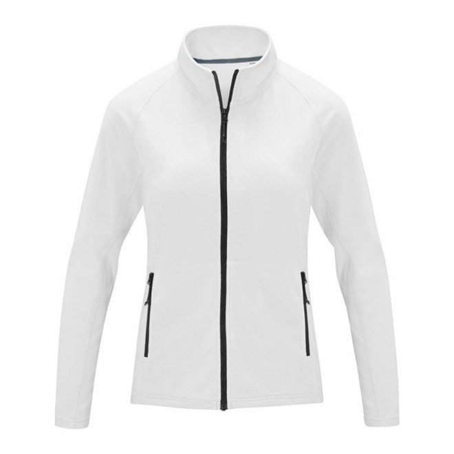VESTE POLAIRE PERSONNALISABLE FEMME 'ZELIA' RAPIDE 4 JOURS - blanc