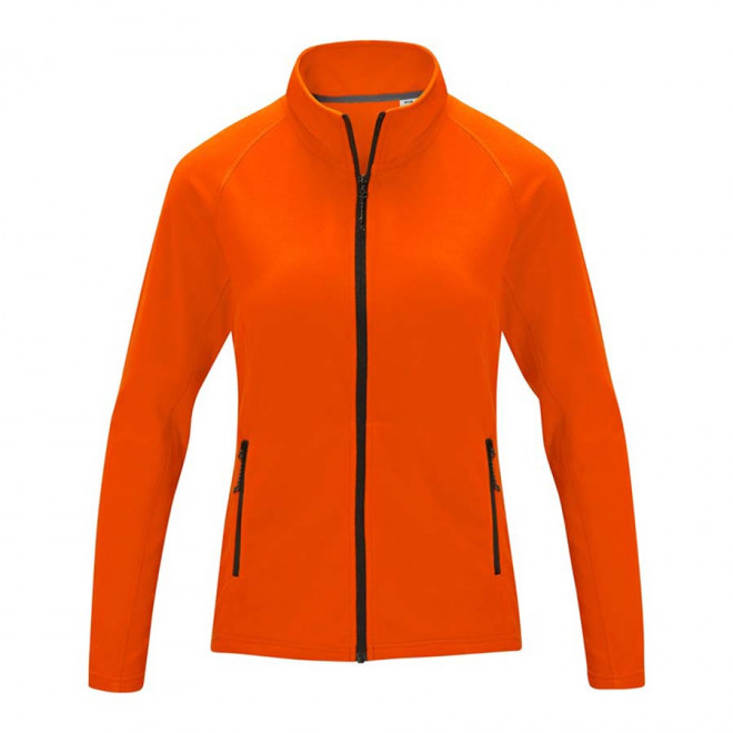 VESTE POLAIRE PERSONNALISABLE FEMME 'ZELIA' RAPIDE 4 JOURS - orange