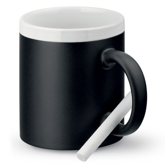 MUG PERSONNALISÉ 'ARDOISE' - blanc