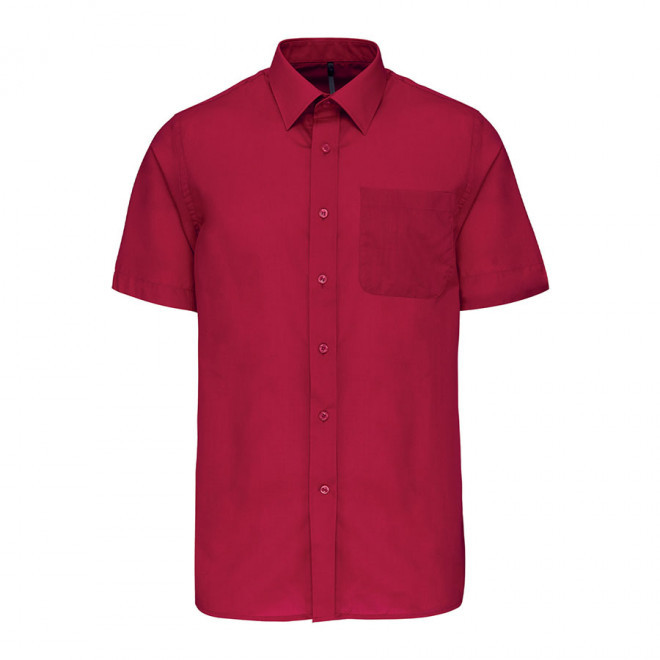 CHEMISE MANCHES COURTES PUBLICITAIRE HOMME 'KARIBAN' - red
