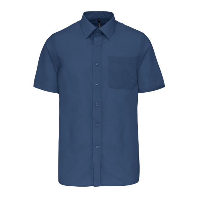 CHEMISE MANCHES COURTES PUBLICITAIRE HOMME 'KARIBAN' - deep blue