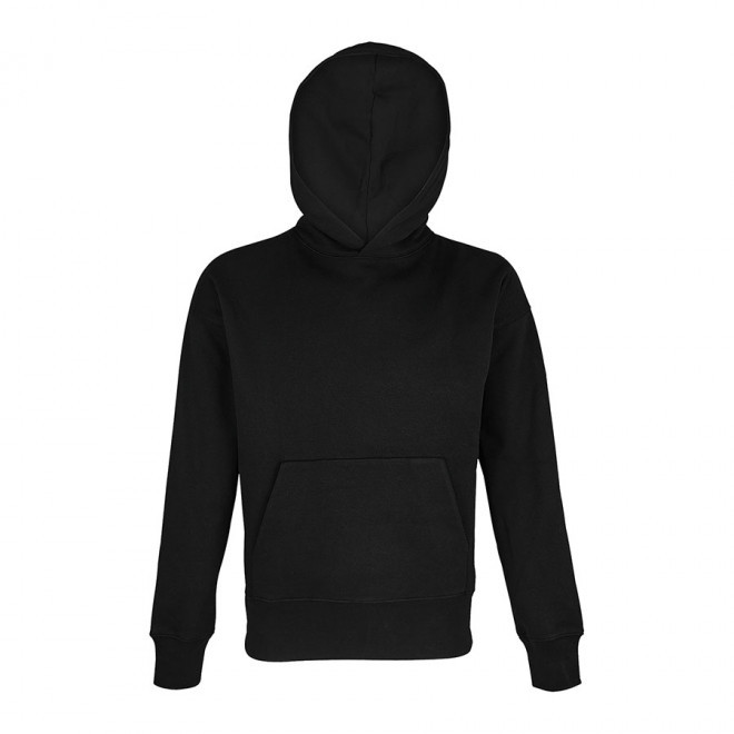 SWEAT CAPUCHE PERSONNALISABLE MIXTE 'ORIGIN' - noir