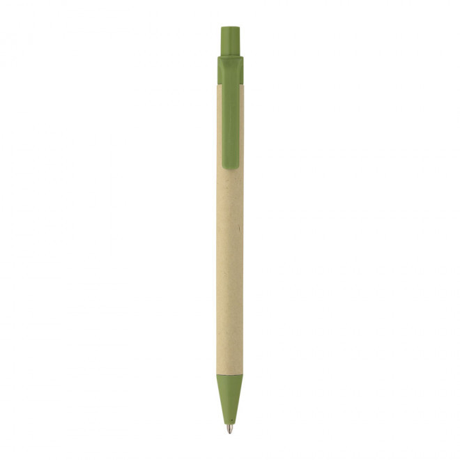 STYLO PERSONNALISABLE EN CARTON 'AMOSIS' - vert