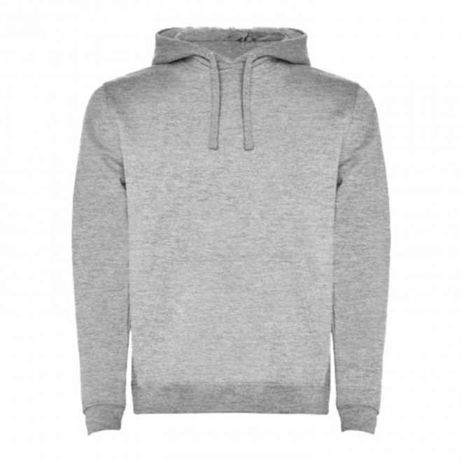 SWEAT-SHIRT A CAPUCHE PERSONNALISE MIXTE 'RAPHAEL' - gris chiné