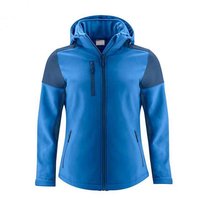 SOFTSHELL PERSONNALISABLE FEMME RPET 'PRIME SOFT' - cobalt/marine