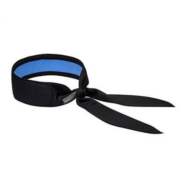 FOULARD PERSONNALISE RAFRAICHISSANT 'KENDA' - noir