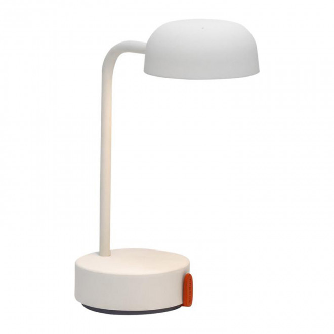LAMPE DE TABLE RECHARGEABLE PERSONNALISABLE 'FOKUS' - blanc
