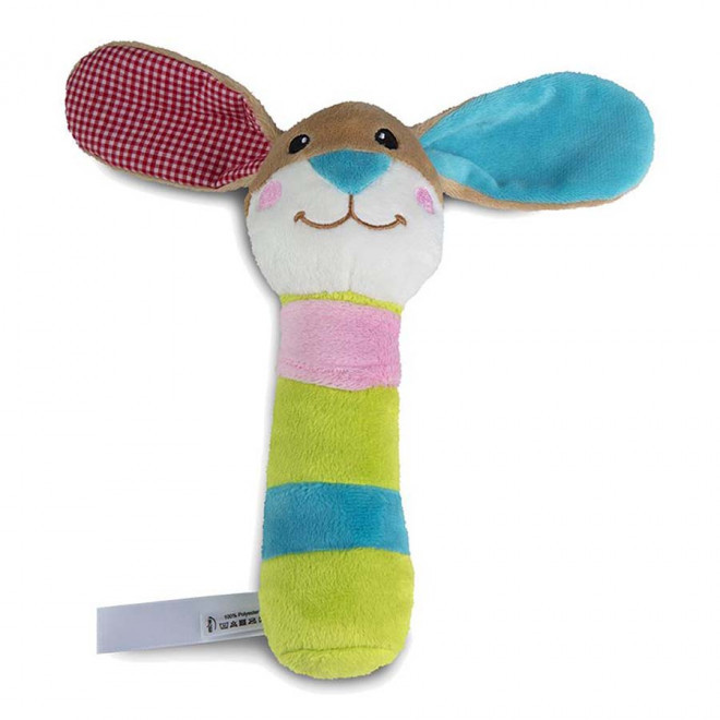 PELUCHE PUBLICITAIRE LAPIN 'RUHO' - multicolore