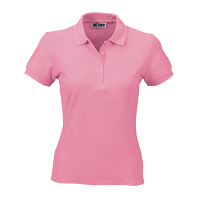 POLO PUBLICITAIRE FEMME 'PEOPLE' COULEUR 210 GR/M² - rose orchidée