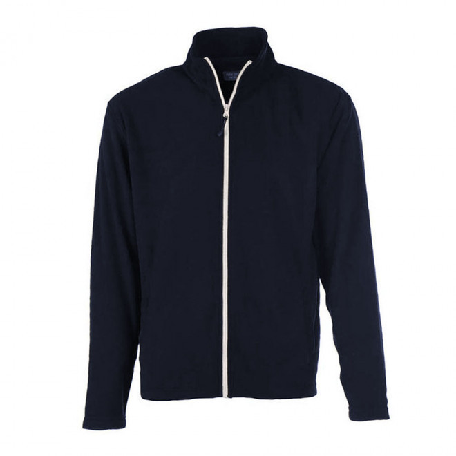 VESTE POLAIRE PERSONNALISABLE ZIPPEE HOMME 'BEAR' 300 GR/M² - navy/white