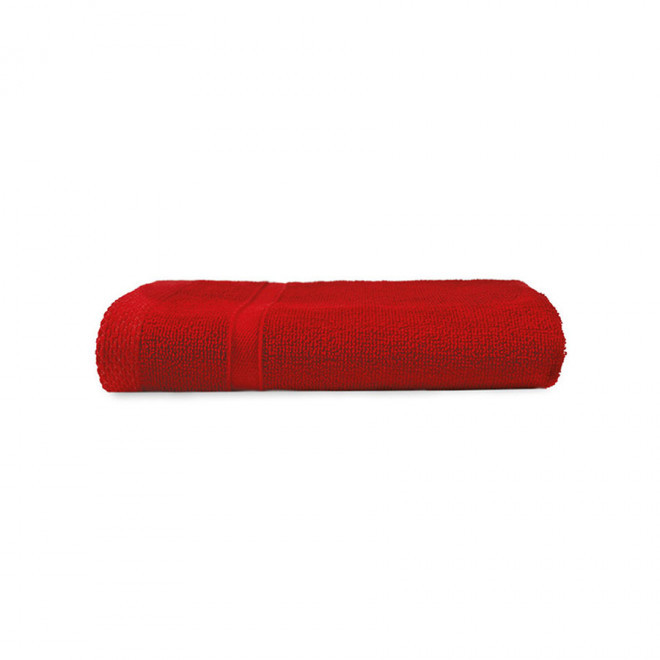 SERVIETTE PERSONNALISABLE 50x100 'TARIL' - rouge