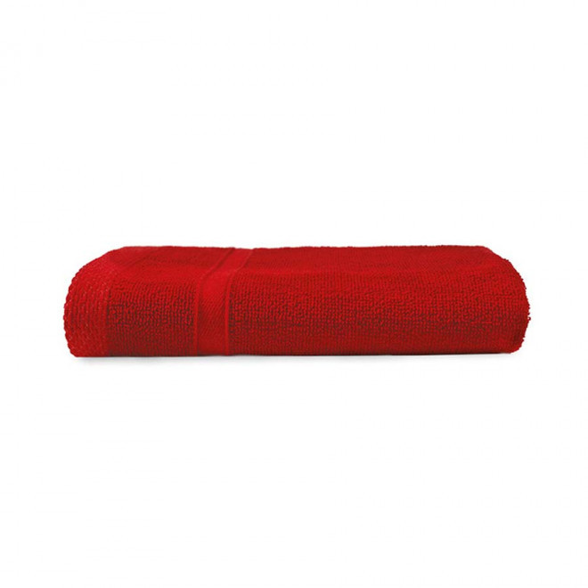 SERVIETTE PERSONNALISABLE 70x140 'TARIL' - rouge