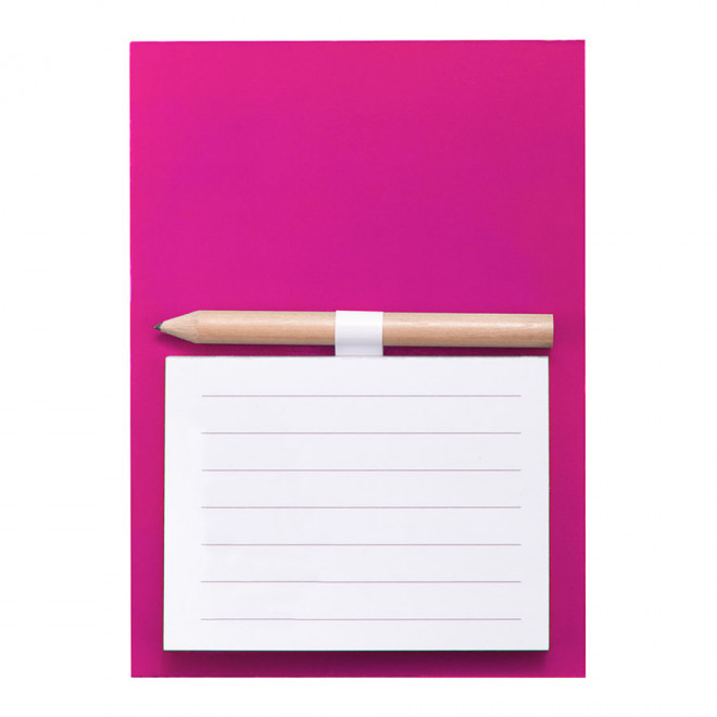 BLOC-NOTE AIMANTE PERSONNALISABLE 'AIMAMBLOC' - rose