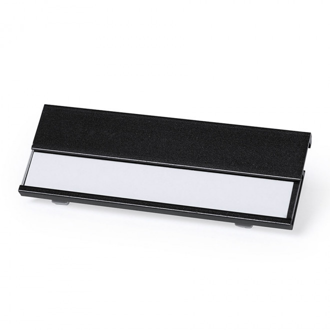 BADGE PERSONNALISABLE 'DISTINTIVO' - noir