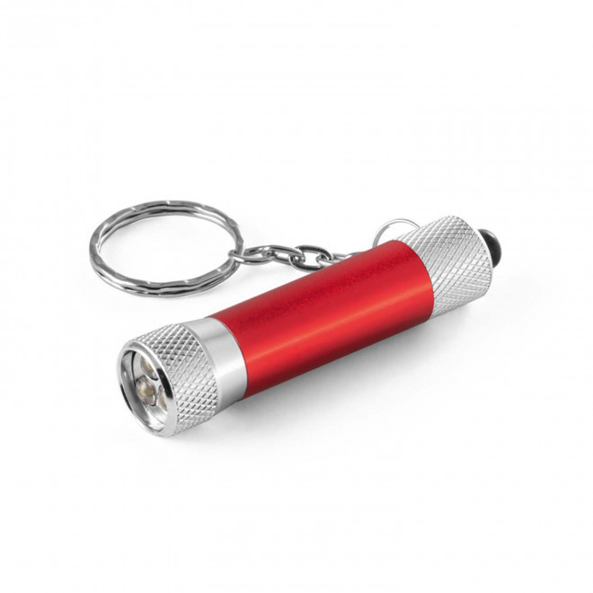 PORTE CLES LAMPE PERSONNALISABLE 'VISTA RECYCLE' - rouge