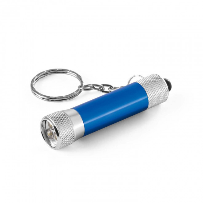 PORTE CLES LAMPE PERSONNALISABLE 'VISTA RECYCLE' - bleu