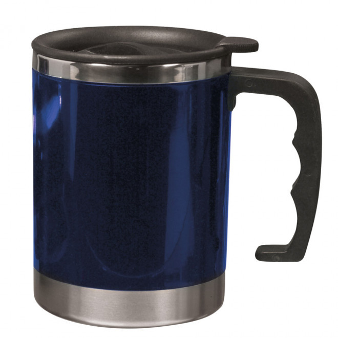 MUG ISOTHERME PUBLICITAIRE 'QUEBEC' - bleu