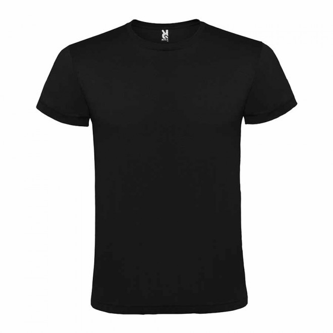 TEE-SHIRT MIXTE PUBLICITAIRE 'ATOMOS' 150G - noir