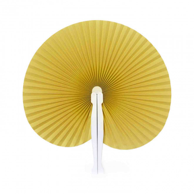 EVENTAIL PUBLICITAIRE PLIABLE 'BREEZE' - jaune