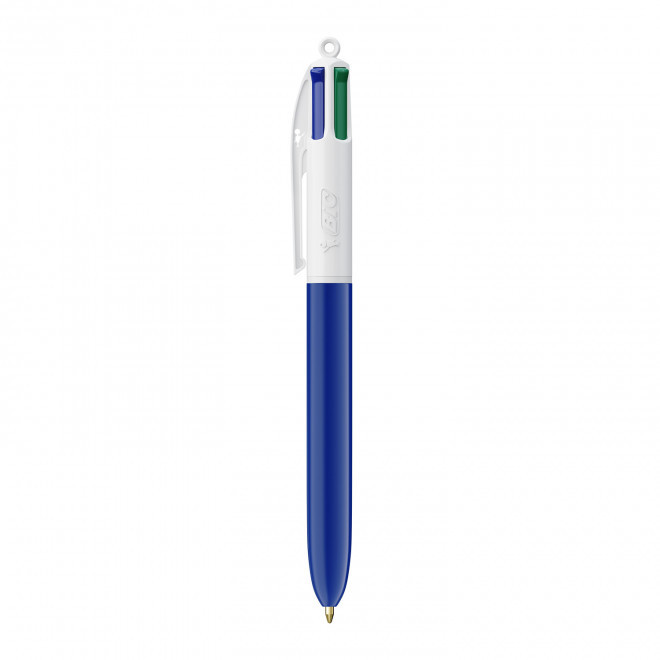STYLO 4 COULEURS PUBLICITAIRE BIC® 'CLASSIQUE' - bleu