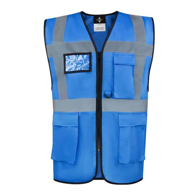 GILET DE SECURITE PERSONNALISABLE 'BERLIN' - bleu ciel