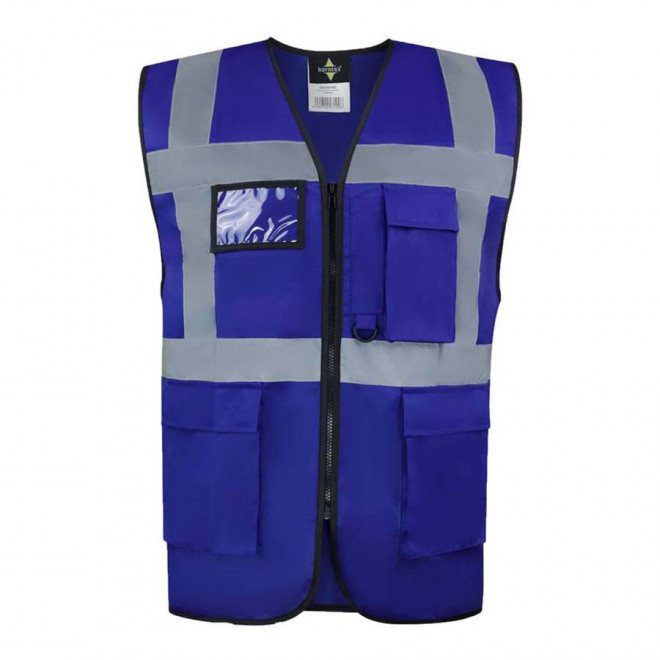 GILET DE SECURITE PERSONNALISABLE 'BERLIN' - bleu royal