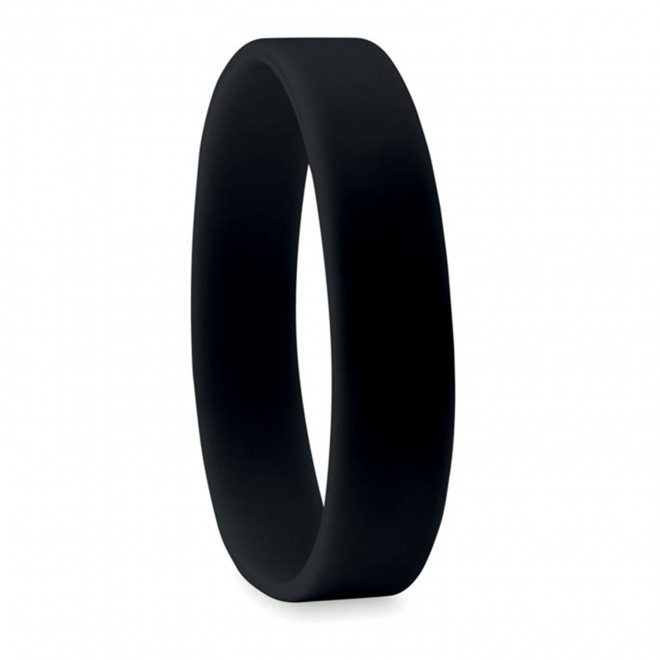 BRACELET EN SILICONE 'FESTIVAL' - noir