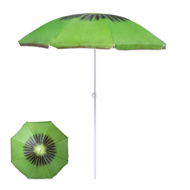 PARASOL PERSONNALISABLE MOTIFS FRUITS 'SOLIFRUT' - kiwi
