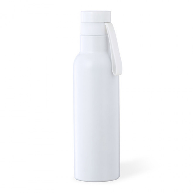 BOUTEILLE ISO 530 ML CUIVRE PERSONNALISABLE  'CUIVROS' - blanc
