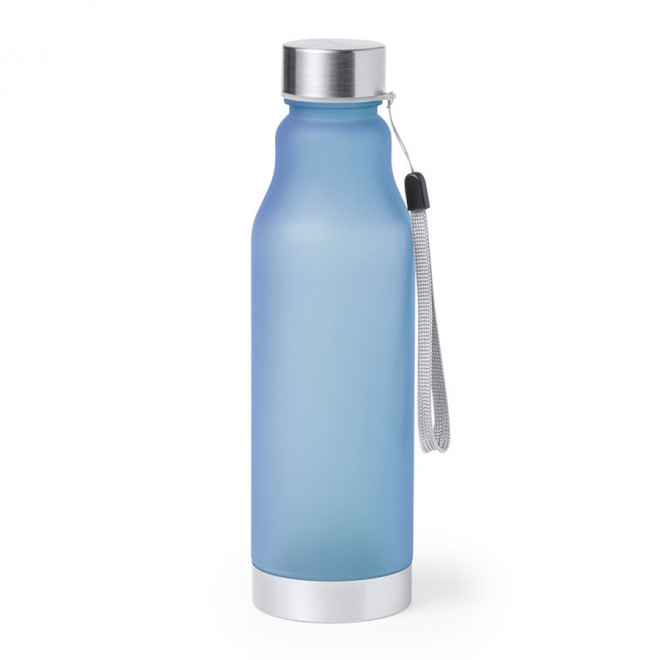 BOUTEILLE RPET 600 ML PERSONNALISABLE 'DORIO' - bleu clair
