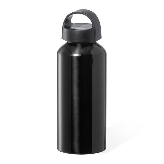 GOURDE PERSONNALISABLE EN ALU 500 ML 'STALA' - noir