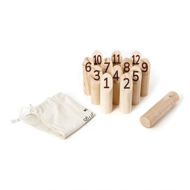 JEU DE QUILLE PERSONNALISABLE 'MUGEOT' - bois
