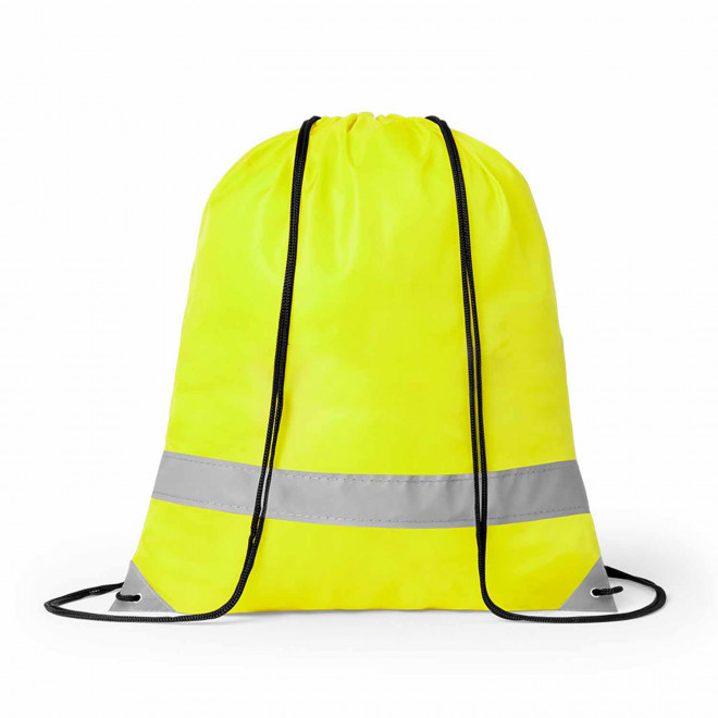 SAC A DOS PERSONNALISÉ RÉFLÉCHISSANT 'VISIBLE' - jaune