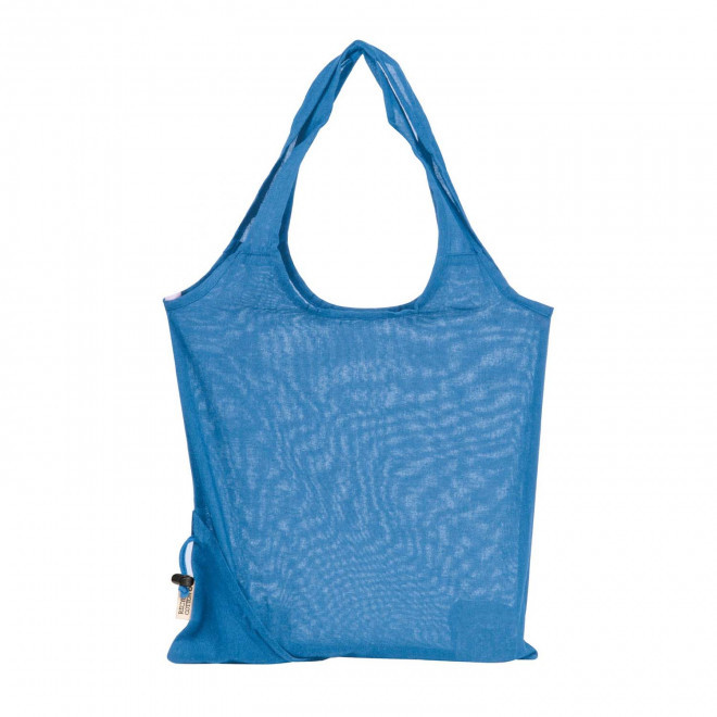 SAC SHOPPING PLIABLE PERSONNALISABLE 'ASIA COTON' - bleu clair
