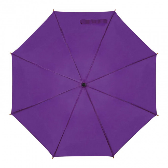 PARAPLUIE PUBLICITAIRE AUTOMATIQUE CANNE BOIS 'DUNDEE' - violet