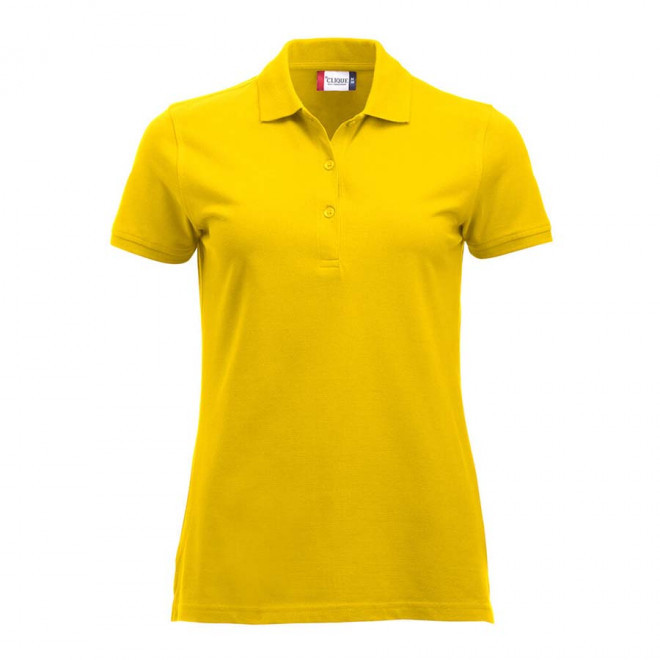 POLO PERSONNALISABLE FEMME 'BORDI' - jaune citron
