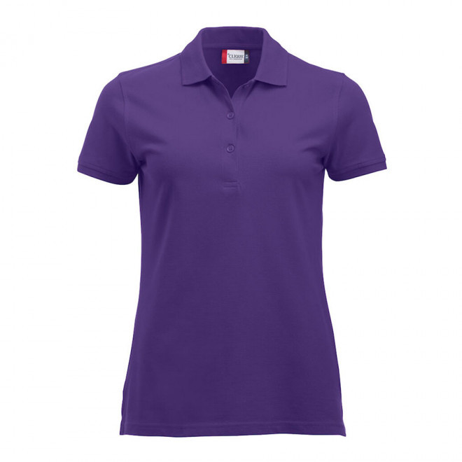 POLO PERSONNALISABLE FEMME 'BORDI' - lilas