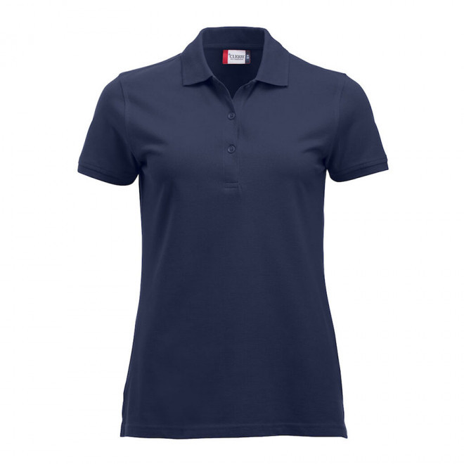 POLO PERSONNALISABLE FEMME 'BORDI' - bleu fonce