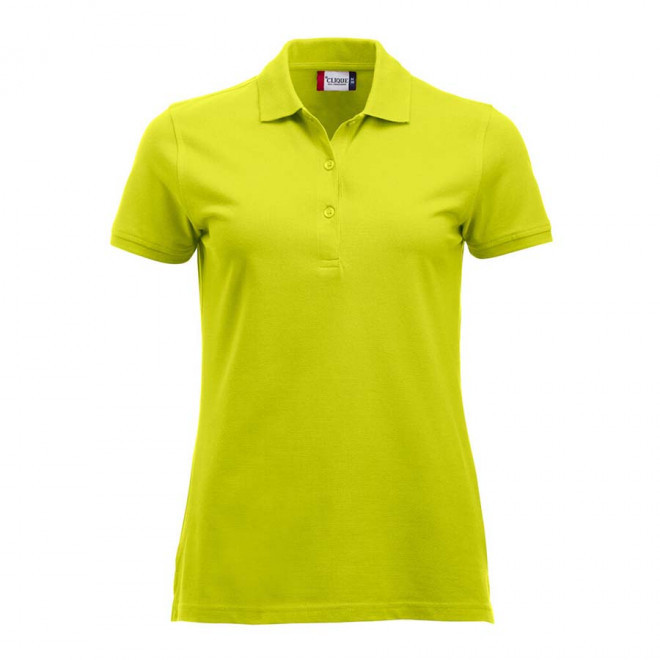 POLO PERSONNALISABLE FEMME 'BORDI' - vert flash