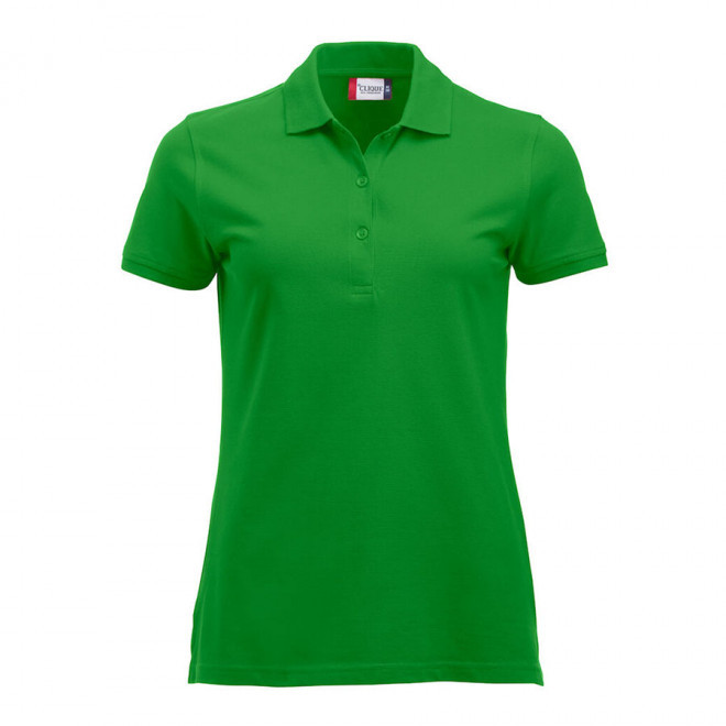 POLO PERSONNALISABLE FEMME 'BORDI' - vert pomme