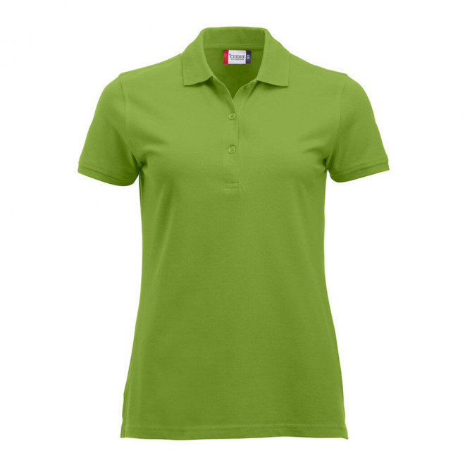 POLO PERSONNALISABLE FEMME 'BORDI' - vert