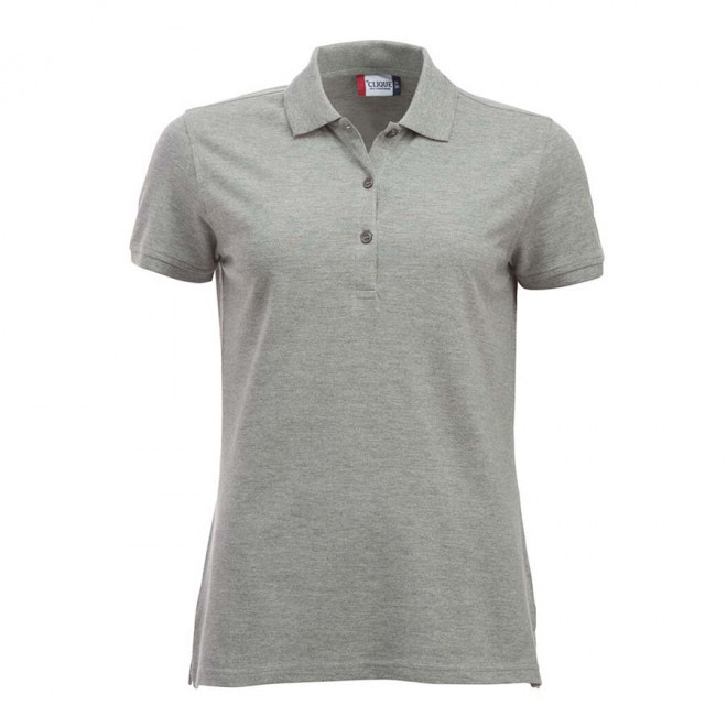 POLO PERSONNALISABLE FEMME 'BORDI' - gris chine