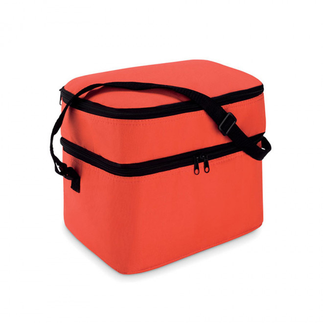SAC BANDOULIERE ISOTHERME PERSONNALISABLE 'COLDY' 4J - rouge