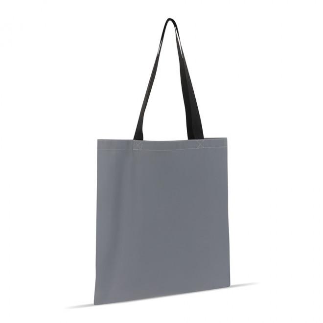 SAC SHOPPING PERSONNALISABLE REFLECHISSANT 'SHOREX' - gris