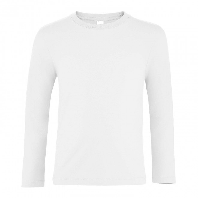 TEE-SHIRT PERSONNALISABLE MANCHES LONGUES 'IMPERIAL LSL KIDS' - blanc