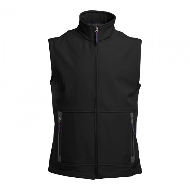 SOFTSHELL HOMME PERSONNALISEE 3 COUCHES 'FASTNEST' - noir