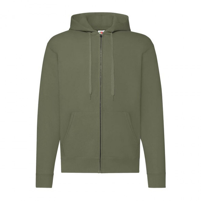 SWEAT-SHIRT MIXTE PERSONNALISABLE 'MORELLO' - vert olive