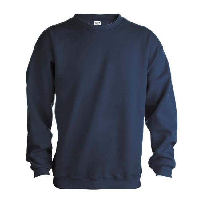 SWEAT COL ROND MIXTE PUBLICITAIRE 280G 'MORALIE' - bleu marine