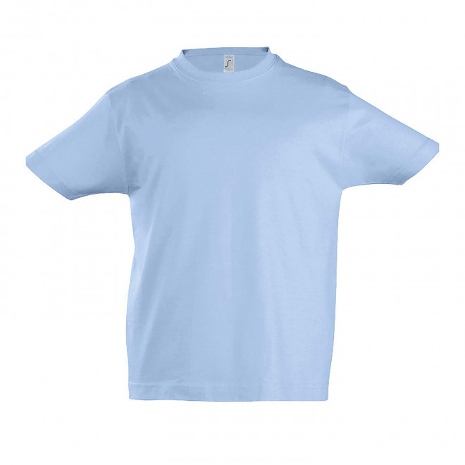 TEE-SHIRT PERSONNALISABLE ENFANT 'IMPERIAL KIDS' - bleu ciel